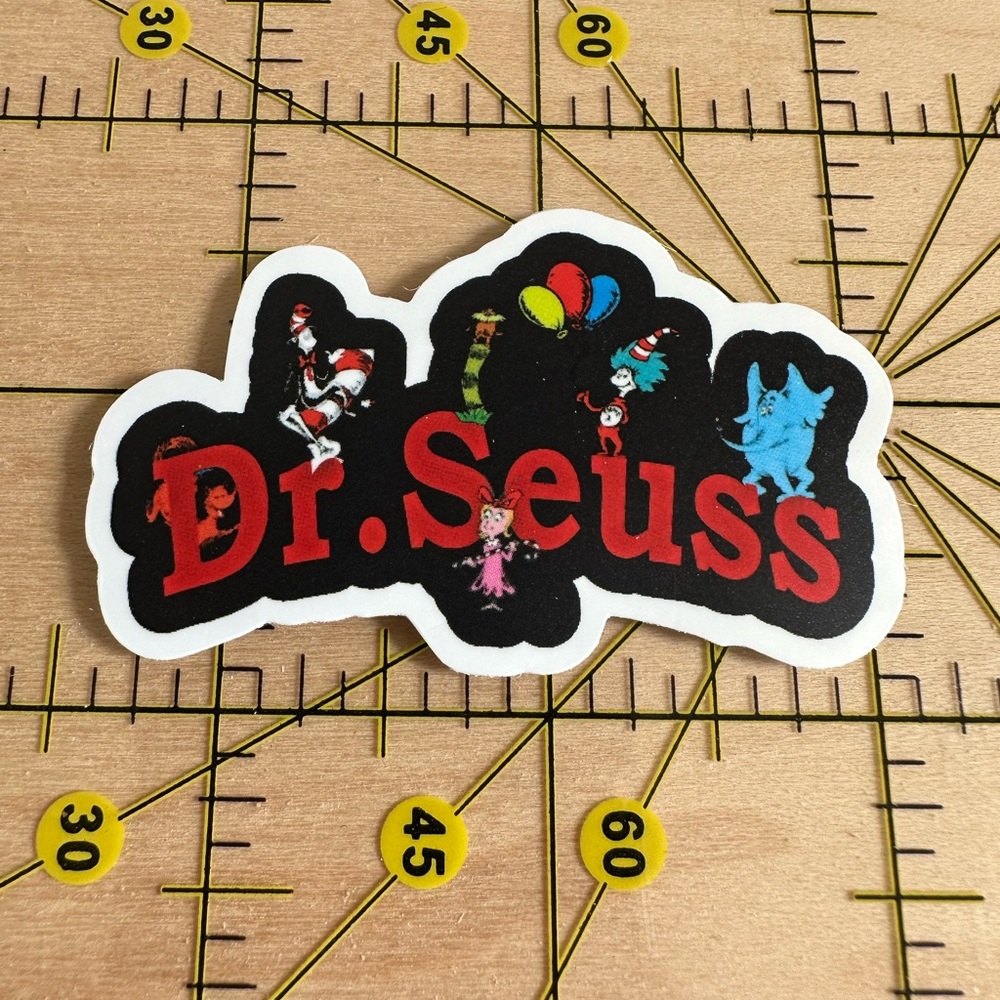 ❤️10/$10 STICKER SALE | 🆕 Dr. Suess Waterproof Vinyl Sticker